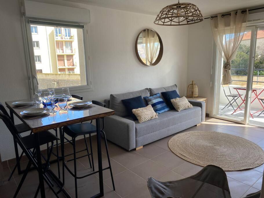 Cosy T3 Gare Terrasse + Parking Apartment Сет Екстериор снимка