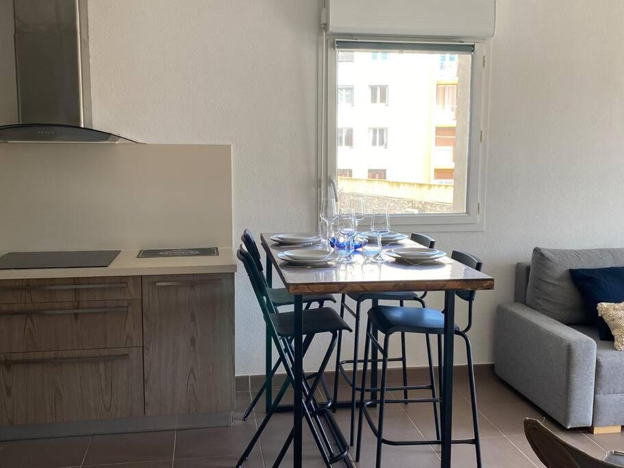 Cosy T3 Gare Terrasse + Parking Apartment Сет Екстериор снимка
